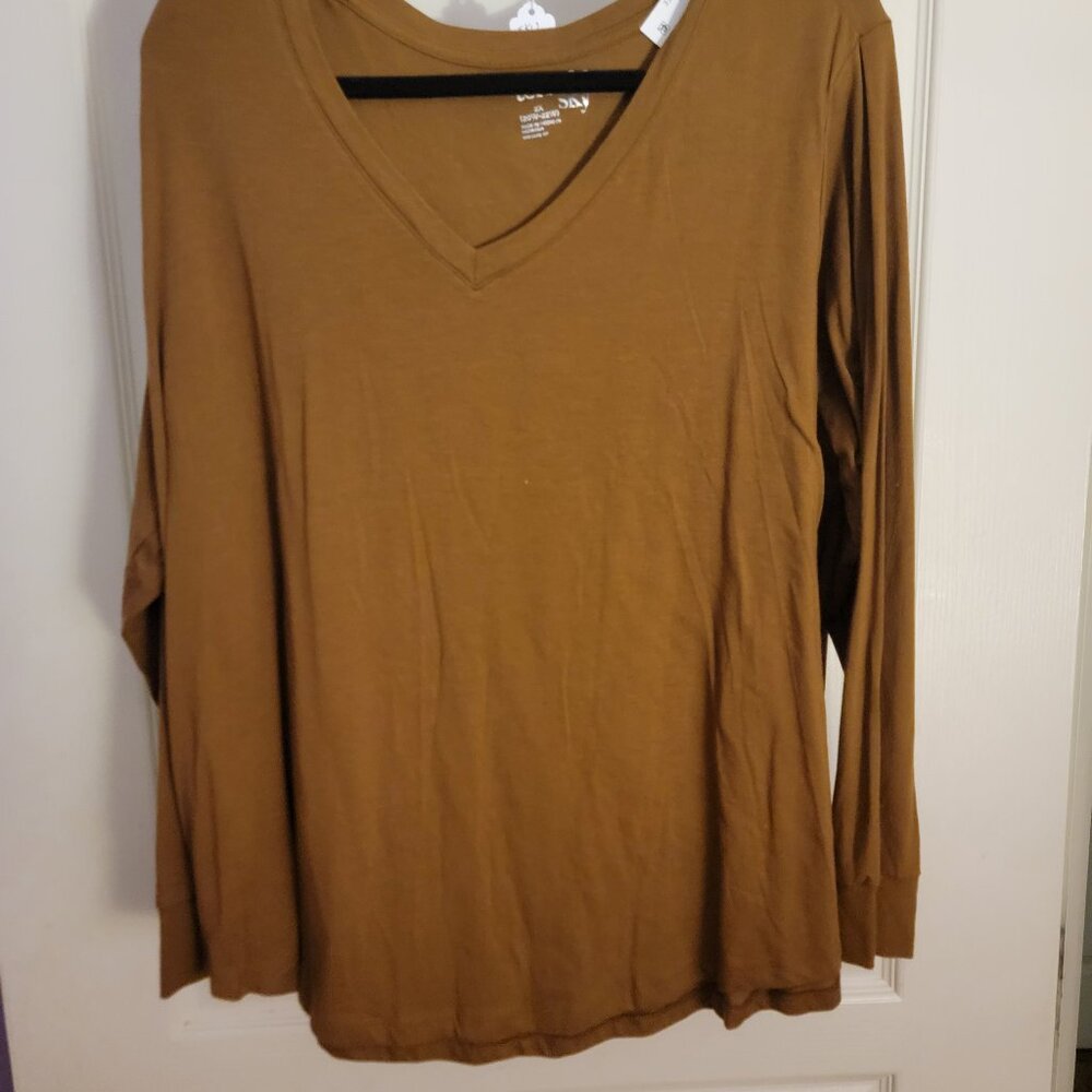 Gold Long Sleeve Shirt